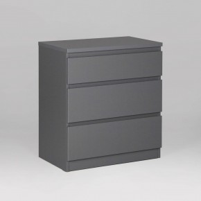 2.03.02.060.4 КАСТОР комод 3 ящика RU серый в Уфе - ufa.ok-mebel.com | фото