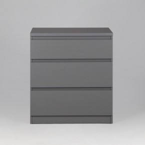 2.03.02.060.4 КАСТОР комод 3 ящика RU серый в Уфе - ufa.ok-mebel.com | фото 2