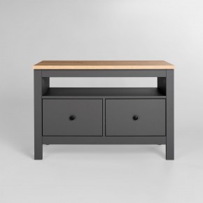 2.08.03.080.15 САГА тумба 2 ящика серая/ясень RU в Уфе - ufa.ok-mebel.com | фото 2