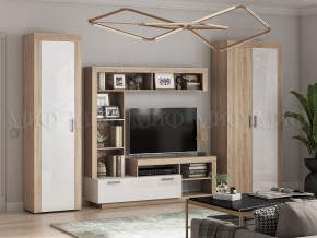 Ангара Пенал (Белый глянец/Сонома) в Уфе - ufa.ok-mebel.com | фото 3