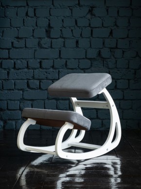 Балансирующий коленный стул Конёк Горбунёк (Белый) в Уфе - ufa.ok-mebel.com | фото 2
