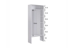 БАСКО Прихожая К1 (графит) в Уфе - ufa.ok-mebel.com | фото 6