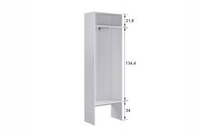 БАСКО Прихожая К8 (белое дерево) в Уфе - ufa.ok-mebel.com | фото 4