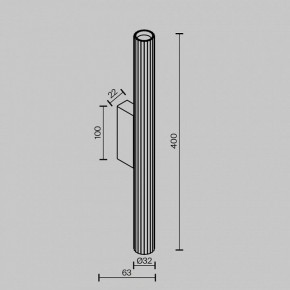 Бра Maytoni Calipso C082WL-12W2.7K-B в Уфе - ufa.ok-mebel.com | фото 4