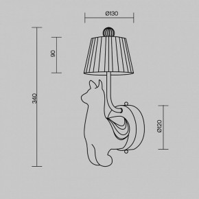 Бра Maytoni Senor Alpaca MOD377WL-L6W3K в Уфе - ufa.ok-mebel.com | фото 9