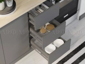 ЧЕЛСИ Кухонный гарнитур 2,0 м (Графит) в Уфе - ufa.ok-mebel.com | фото 2