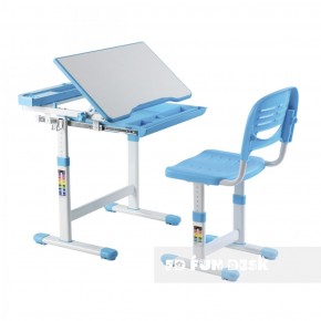 Комплект парта + стул трансформеры Cantare Blue в Уфе - ufa.ok-mebel.com | фото 1
