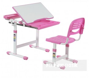 Комплект парта + стул трансформеры Cantare Pink в Уфе - ufa.ok-mebel.com | фото 1