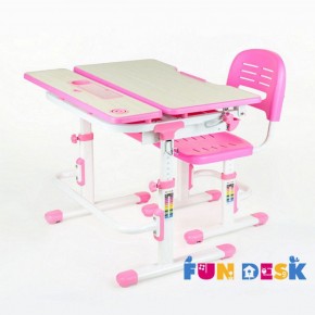 Парта-трансформер + стул Lavoro Pink в Уфе - ufa.ok-mebel.com | фото 3