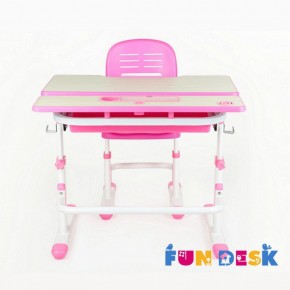 Парта-трансформер + стул Lavoro Pink в Уфе - ufa.ok-mebel.com | фото 4