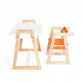 Детская растущая парта и стул Я САМ "Краски" (Оранжевый) в Уфе - ufa.ok-mebel.com | фото 3