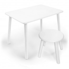 Детский комплект стол и табурет круглый Rolti Baby (белая столешница/белое сиденье/белые ножки) в Уфе - ufa.ok-mebel.com | фото