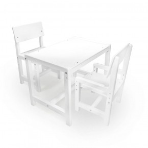 Детский растущий комплект стол и два стула  Я САМ "Лофт" (Белый, Белый) в Уфе - ufa.ok-mebel.com | фото
