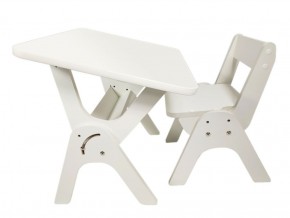 Детский растущий стол-парта и стул Я САМ "Умка" (Белый) в Уфе - ufa.ok-mebel.com | фото 2