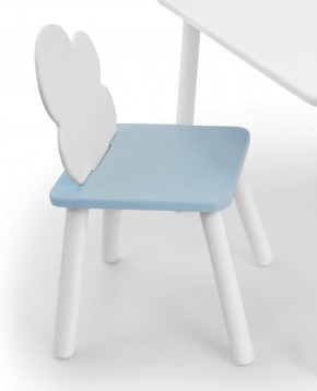 Детский стул Облачко (Белый/Голубой/Белый) в Уфе - ufa.ok-mebel.com | фото