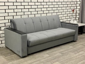 Диван Аккордеон 1280*2000 НПБ подлокотник ПРЯМОЙ накладки МДФ в Уфе - ufa.ok-mebel.com | фото
