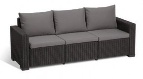 Диван Калифорния 3-х местный (California 3 Sofa), графит в Уфе - ufa.ok-mebel.com | фото 2
