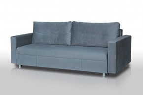 Диван Комфорт с прямыми подлокотниками (микровелюр серый) в Уфе - ufa.ok-mebel.com | фото