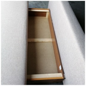 Диван-кровать Комфорт без подлокотников BALTIC AZURE (2 подушки) в Уфе - ufa.ok-mebel.com | фото 6