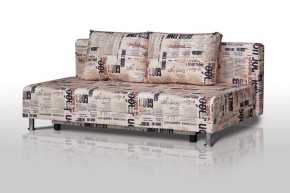 Диван-кровать Комфорт без подлокотников Принт "Gazeta" (2 подушки) в Уфе - ufa.ok-mebel.com | фото 1