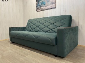 Диван Престиж-15 (НПБ+МДФ) велюр Sensey bottle green в Уфе - ufa.ok-mebel.com | фото 3