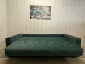Диван Престиж-15 (НПБ+МДФ) велюр Sensey bottle green в Уфе - ufa.ok-mebel.com | фото 4