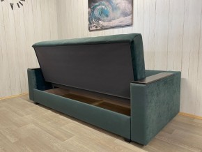 Диван Престиж-15 (НПБ+МДФ) велюр Sensey bottle green в Уфе - ufa.ok-mebel.com | фото 5