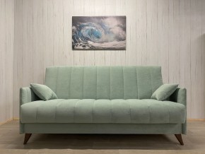 Диван Престиж-3 (НПБ) велюр Sensey mist green в Уфе - ufa.ok-mebel.com | фото