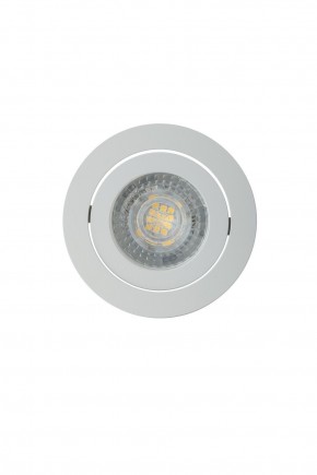DK2017-WH Встраиваемый светильник, IP 20, 50 Вт, GU10, белый, алюминий в Уфе - ufa.ok-mebel.com | фото