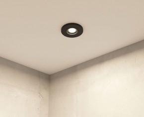DK2036-BK Встраиваемый светильник влагозащ., IP 44, до 15 Вт, GU10, LED, черный, алюминий в Уфе - ufa.ok-mebel.com | фото 7