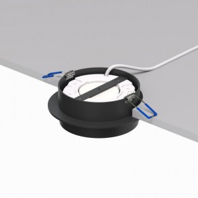 DK2090-BK Встраиваемый светильник FLAT, IP 20, до 15 Вт, GX53, LED, черный, алюминий в Уфе - ufa.ok-mebel.com | фото 4