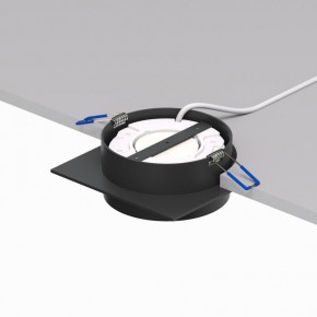 DK2091-BK Встраиваемый светильник FLAT, IP 20, до 15 Вт, GX53, LED, черный, алюминий в Уфе - ufa.ok-mebel.com | фото 4