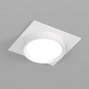 DK2091-WH Встраиваемый светильник FLAT, IP 20, до 15 Вт, GX53, LED, белый, алюминий в Уфе - ufa.ok-mebel.com | фото