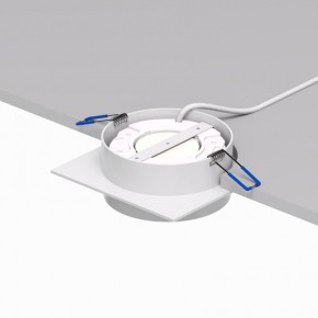 DK2091-WH Встраиваемый светильник FLAT, IP 20, до 15 Вт, GX53, LED, белый, алюминий в Уфе - ufa.ok-mebel.com | фото 4