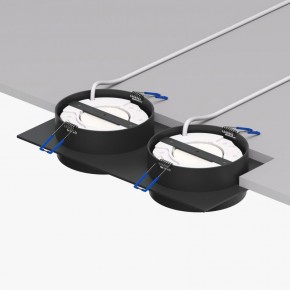 DK2092-BK Встраиваемый светильник FLAT, IP 20, до 15 Вт, GX53, LED, черный, алюминий в Уфе - ufa.ok-mebel.com | фото 2