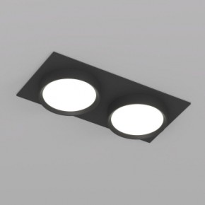 DK2092-BK Встраиваемый светильник FLAT, IP 20, до 15 Вт, GX53, LED, черный, алюминий в Уфе - ufa.ok-mebel.com | фото 4