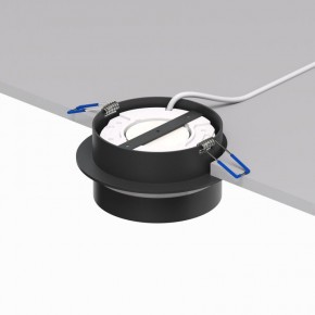 DK2100-BK Встраиваемый светильник NIKO, IP 20, до 15 Вт, GX53, LED, черный, акрил, алюминий в Уфе - ufa.ok-mebel.com | фото 4