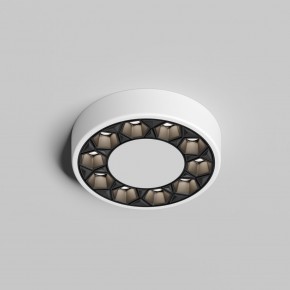 DK2440-WB Встраиваемый светильник DUAL 5+5 Вт, LED 4000K, IP 20, d90mm, белый/черный, алюминий/акрил в Уфе - ufa.ok-mebel.com | фото 3
