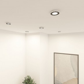 DK2441-WB Встраиваемый светильник DUAL 9+9 Вт, LED 4000K, IP 20, d120mm, белый/черный, алюминий/акрил в Уфе - ufa.ok-mebel.com | фото 6