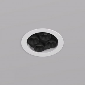 DK2510-WB Встраиваемый светильник SPACE со светодиодом d65 220V 8W 38° 4000К IP20 белый/черный алюминий в Уфе - ufa.ok-mebel.com | фото 2