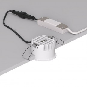 DK2510-WB Встраиваемый светильник SPACE со светодиодом d65 220V 8W 38° 4000К IP20 белый/черный алюминий в Уфе - ufa.ok-mebel.com | фото 3