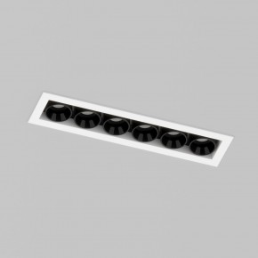 DK2514-WB Встраиваемый светильник SPACE со светодиодом L126mm 220V 10W 38° 4000К IP20 белый/черный алюминий в Уфе - ufa.ok-mebel.com | фото 2