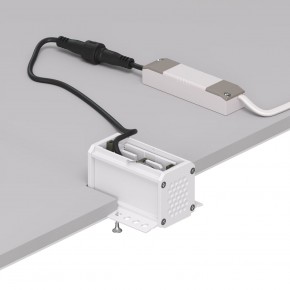 DK2530-WB Встраиваемый светильник SPACE со светодиодом под шпатлевку L69mm 220V 6W 38° 4000К IP20 белый/черный алюминий в Уфе - ufa.ok-mebel.com | фото 5