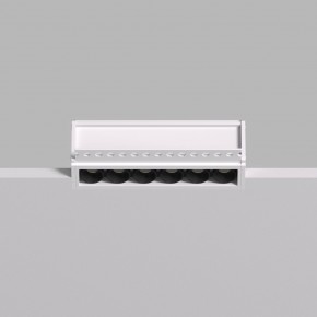 DK2531-WB Встраиваемый светильник SPACE со светодиодом под шпатлевку L126mm 220V 10W 38° 4000К IP20 белый/черный алюминий в Уфе - ufa.ok-mebel.com | фото 4