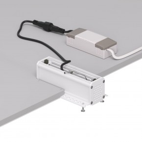 DK2531-WB Встраиваемый светильник SPACE со светодиодом под шпатлевку L126mm 220V 10W 38° 4000К IP20 белый/черный алюминий в Уфе - ufa.ok-mebel.com | фото 5