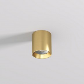 DK2610-SB Накладной светильник SHINE TUBE со светодиодом, D70*H80, IP20, 3000К, 10W, RA?90, сатинированная латунь, алюминий в Уфе - ufa.ok-mebel.com | фото 2
