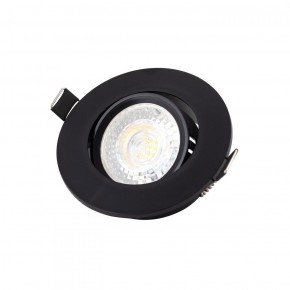DK3020-BK Встраиваемый светильник, IP 20, 10 Вт, GU5.3, LED, черный, пластик в Уфе - ufa.ok-mebel.com | фото 1