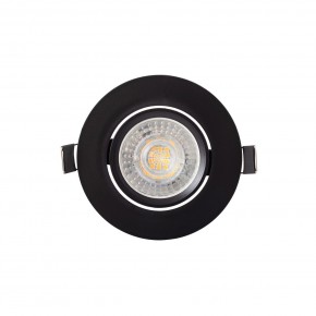 DK3020-BK Встраиваемый светильник, IP 20, 10 Вт, GU5.3, LED, черный, пластик в Уфе - ufa.ok-mebel.com | фото