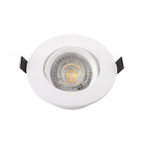 DK3020-WH Встраиваемый светильник, IP 20, 10 Вт, GU5.3, LED, белый, пластик в Уфе - ufa.ok-mebel.com | фото 2