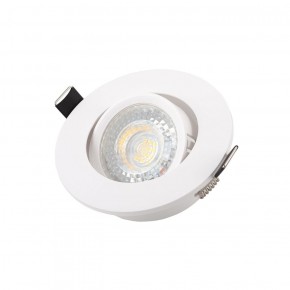 DK3020-WH Встраиваемый светильник, IP 20, 10 Вт, GU5.3, LED, белый, пластик в Уфе - ufa.ok-mebel.com | фото 3